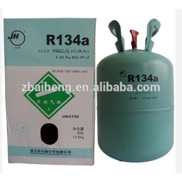 Газообразный хладагент HFC-134a / R134a, упакованный в 13,6 кг 30 фунтов